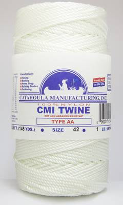 Catahoula Manufacturing, Inc. - Bank Line, White Twisted