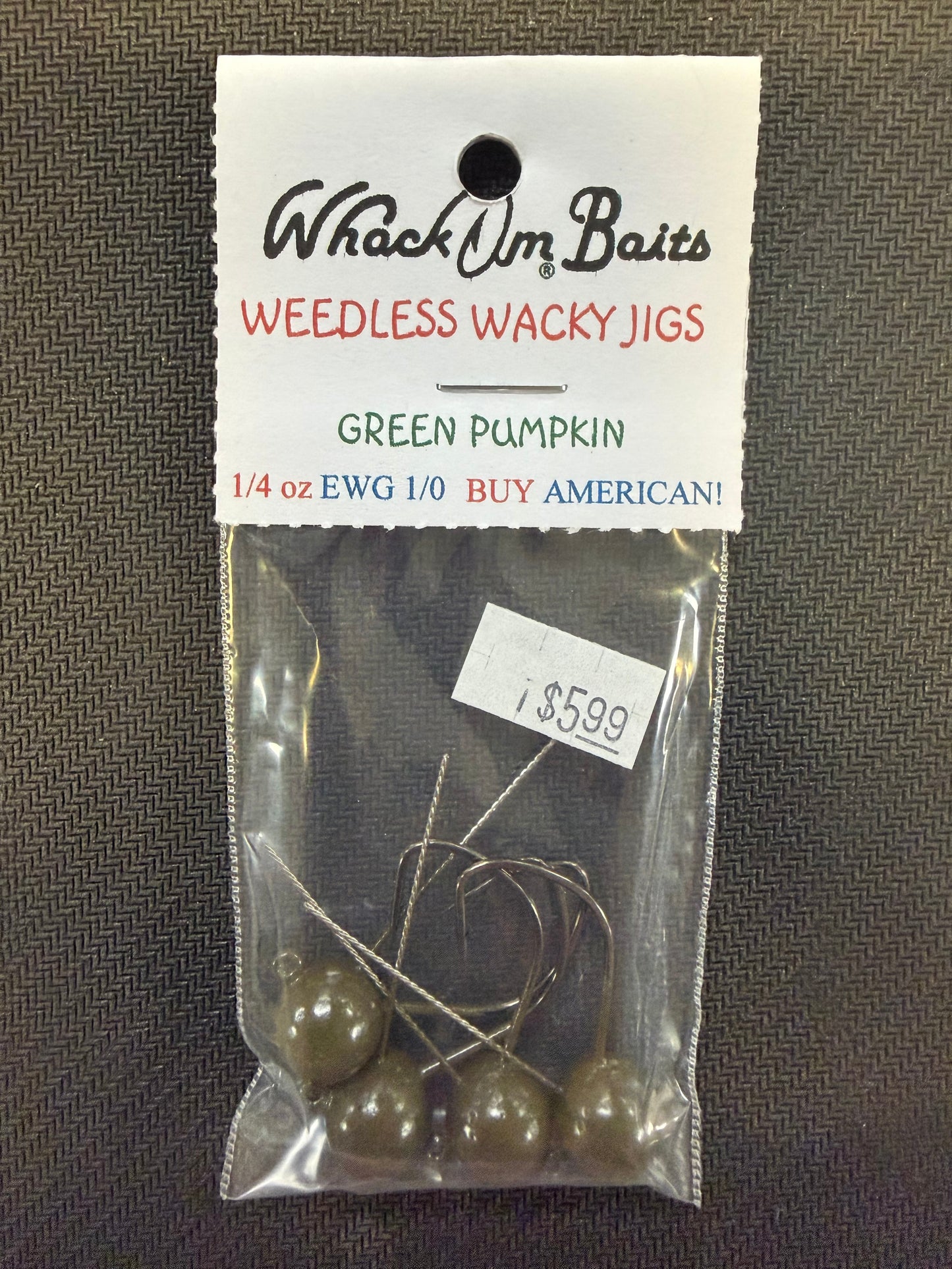 Whack Um Baits Weedless Wacky Jigs (4 pk)