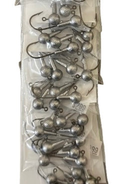 Twisted Hook Hand Poured Jig Heads (5pk)