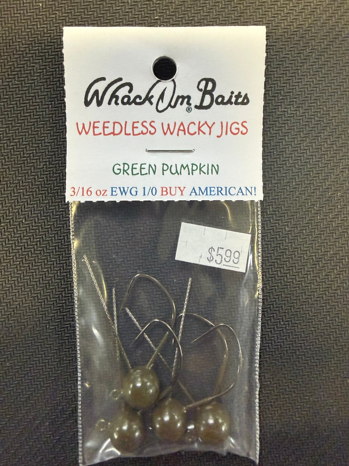 Whack Um Baits Weedless Wacky Jigs (4 pk)