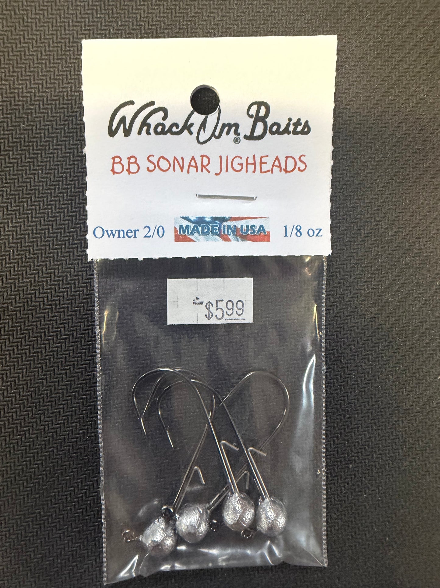 Whack Um Baits BB Sonar Jig Heads (4 pk)