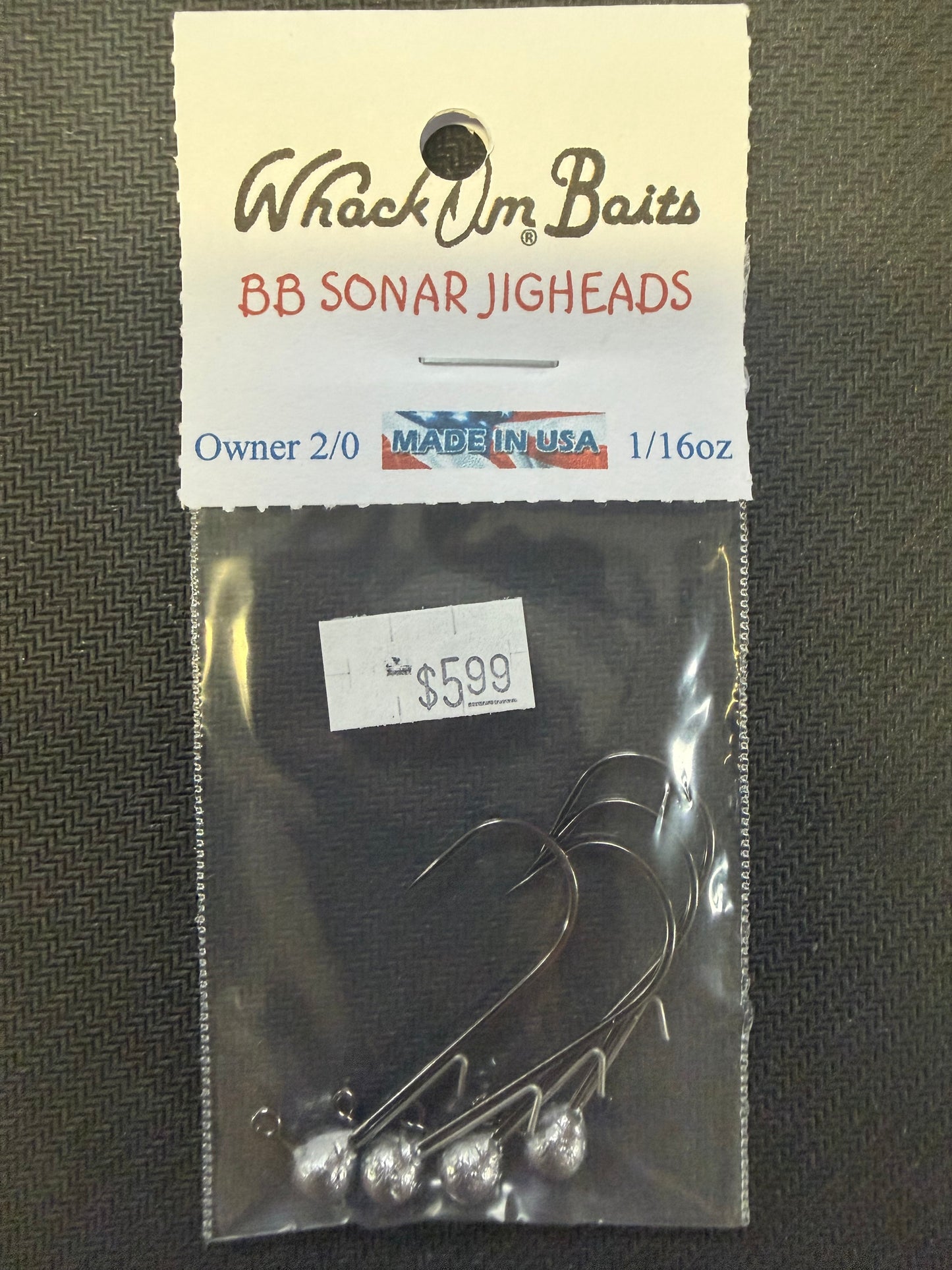 Whack Um Baits BB Sonar Jig Heads (4 pk)