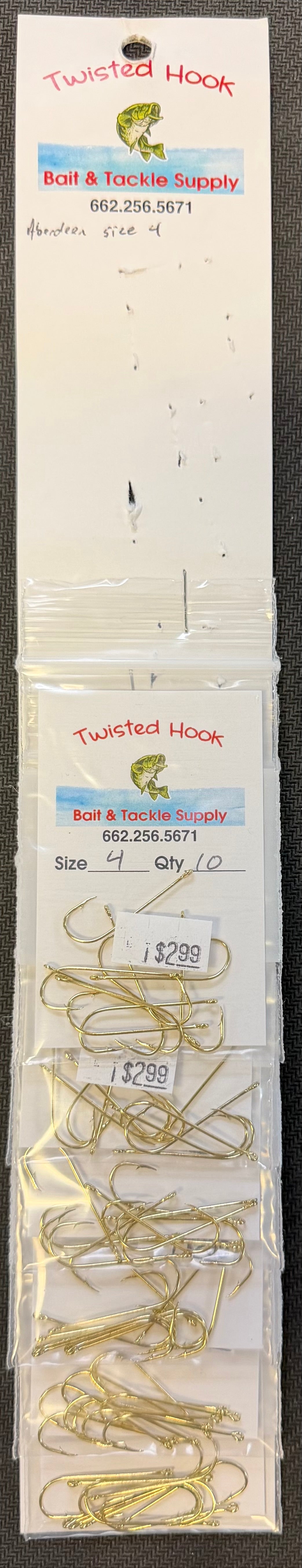 Twisted Hook Aberdeen Hooks