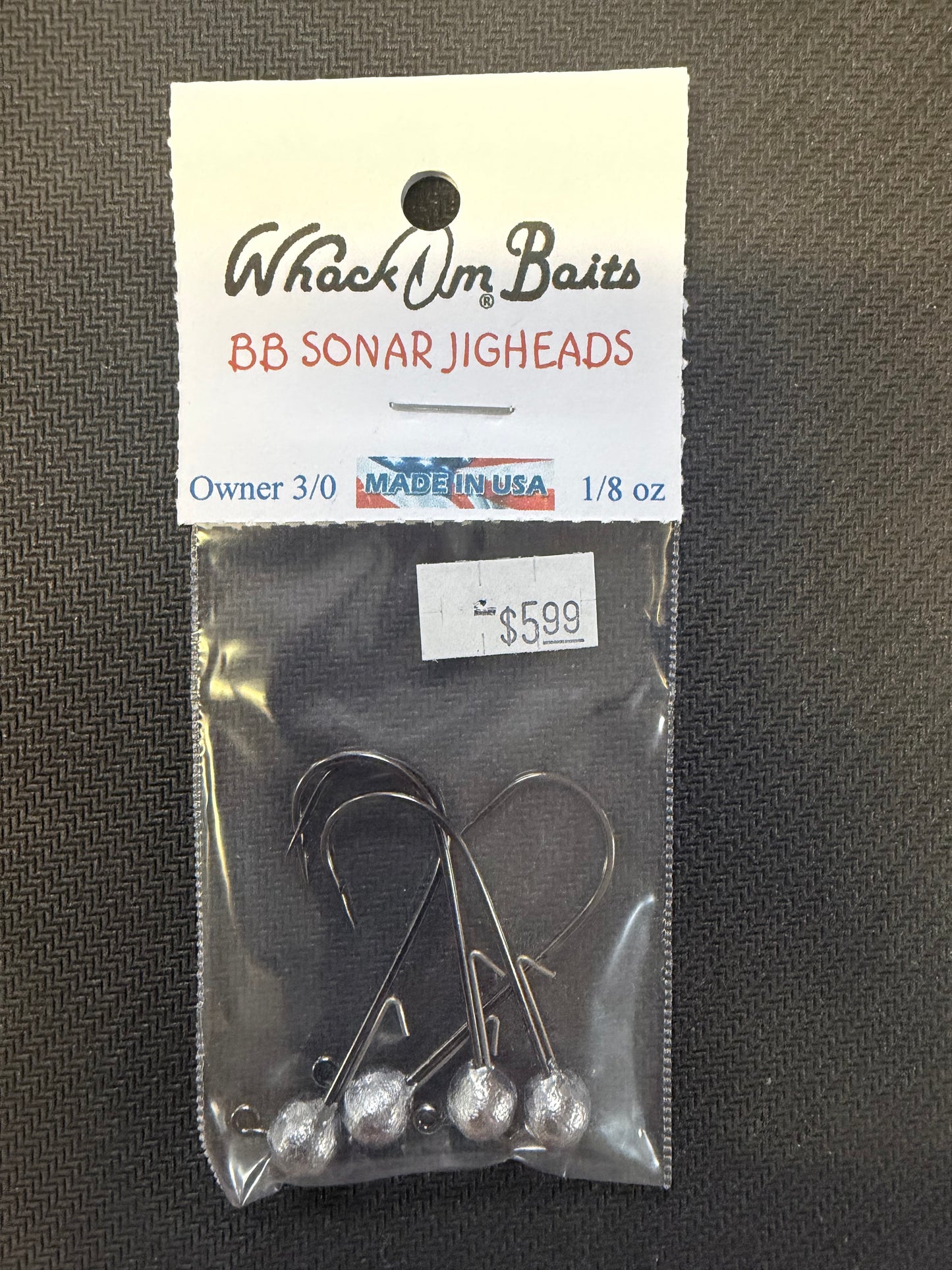 Whack Um Baits BB Sonar Jig Heads (4 pk)