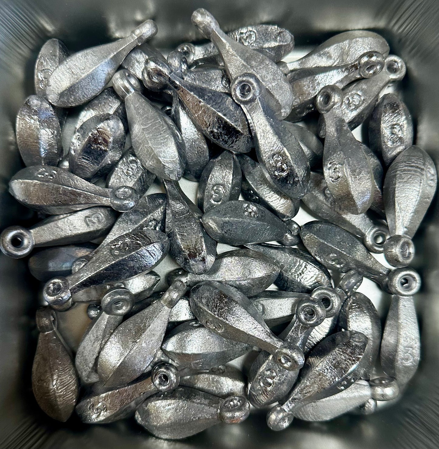 Twisted Hook Bank Sinker Weights