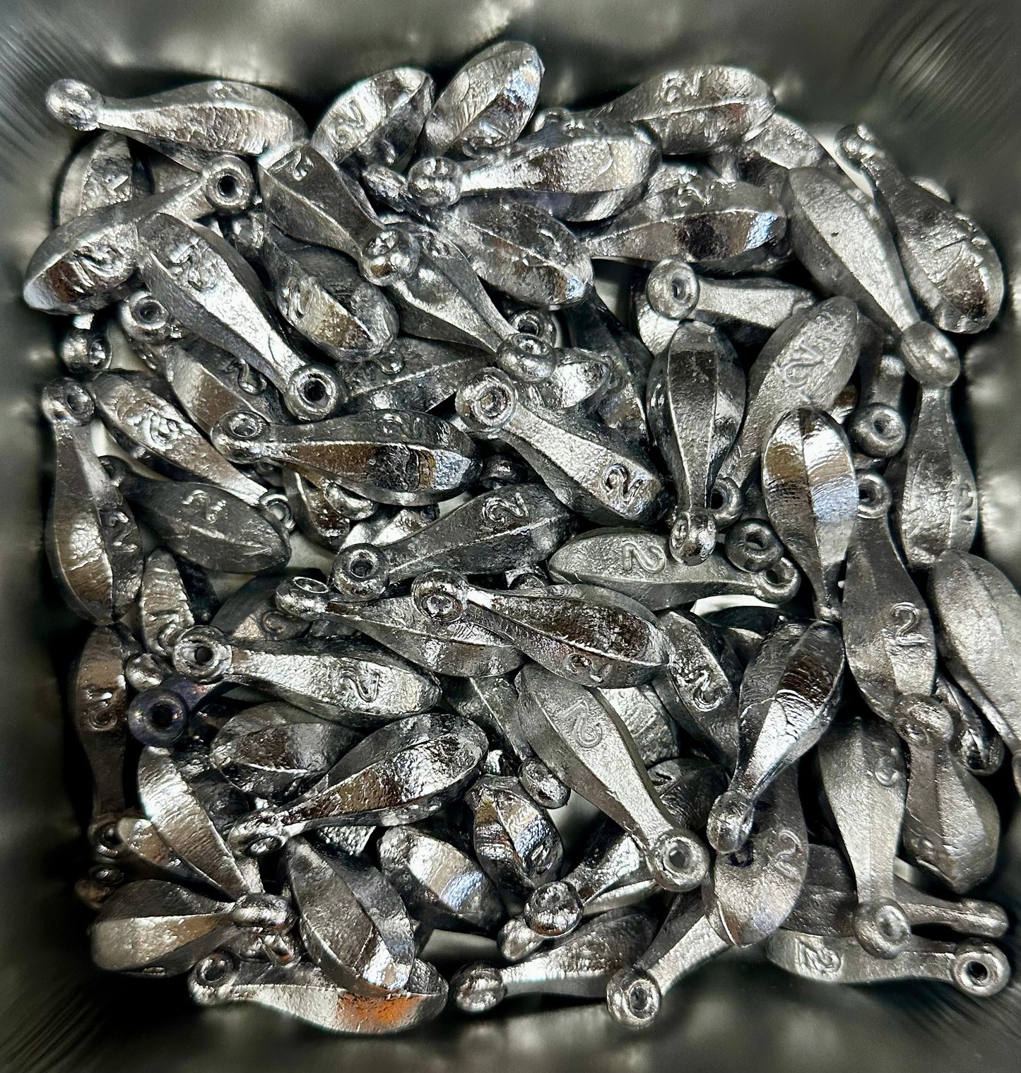 Twisted Hook Bank Sinker Weights