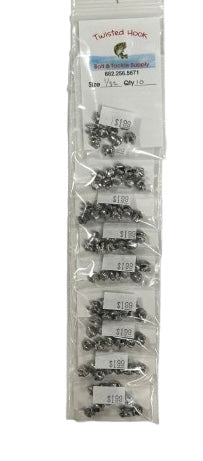 Twisted Hook Reusable Split Shot Weights