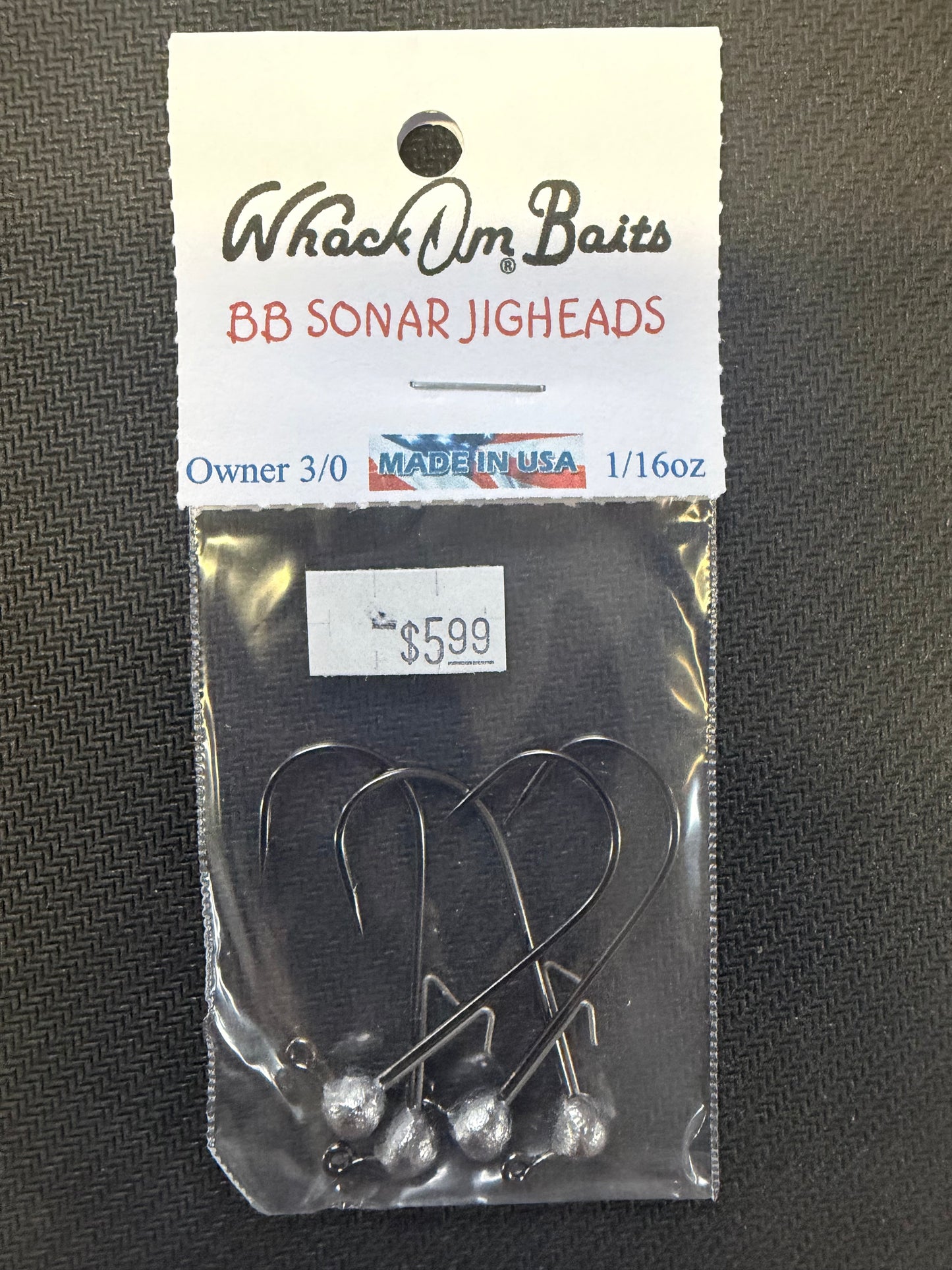 Whack Um Baits BB Sonar Jig Heads (4 pk)