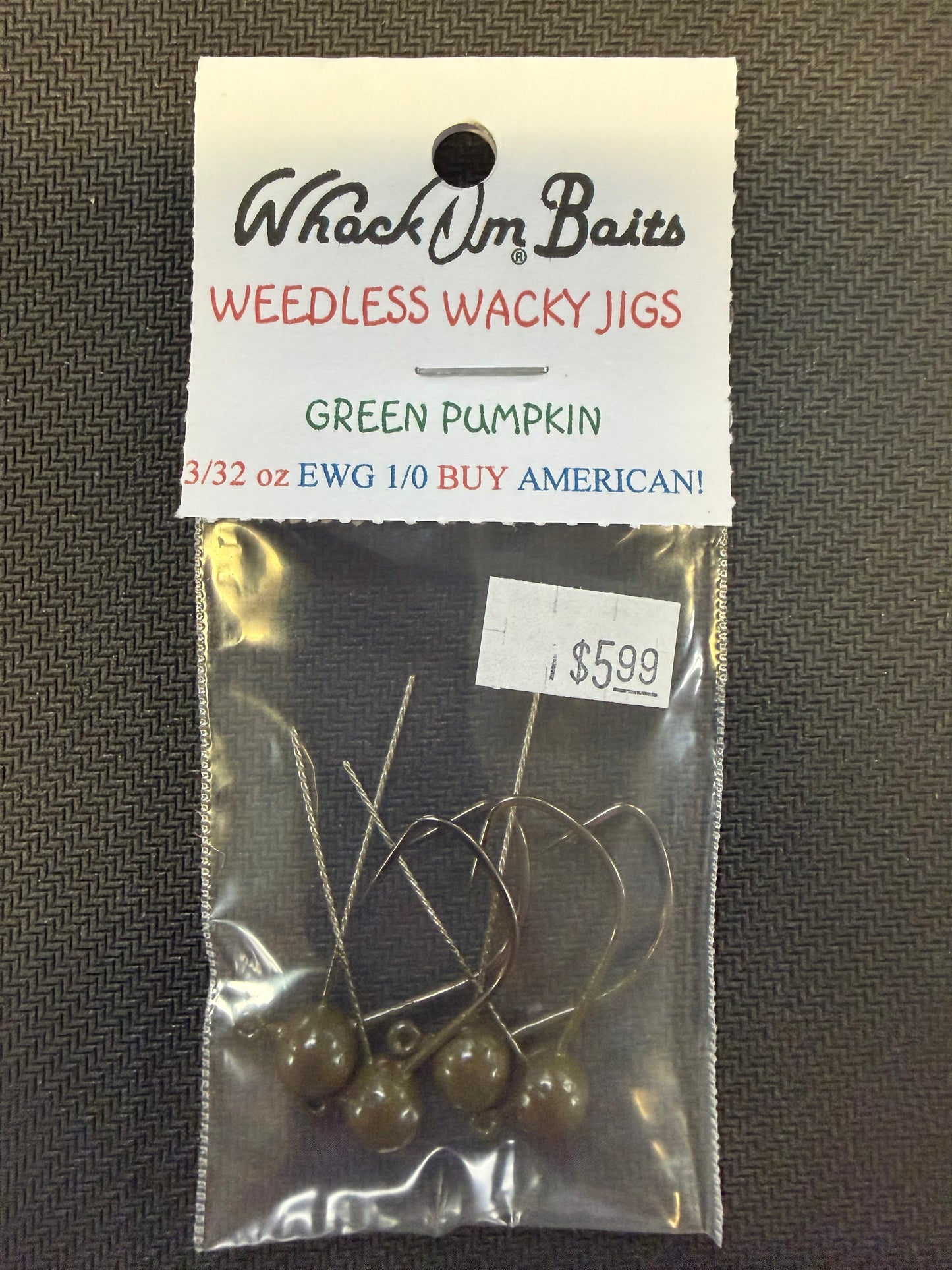 Whack Um Baits Weedless Wacky Jigs (4 pk)
