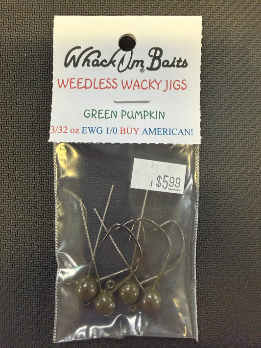 Whack Um Baits Weedless Wacky Jigs (4 pk)