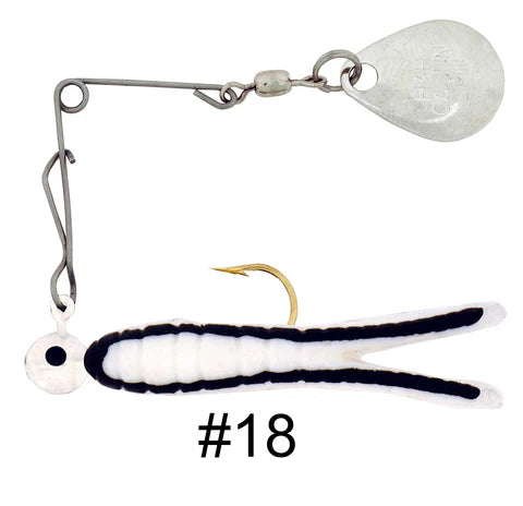 H&H Cajun Grub & Split Tail Spins - Nickel