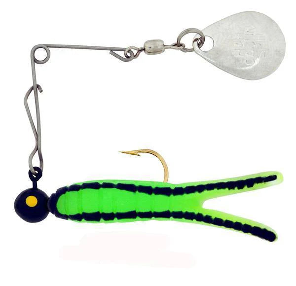 H&H Cajun Grub & Split Tail Spins - Nickel