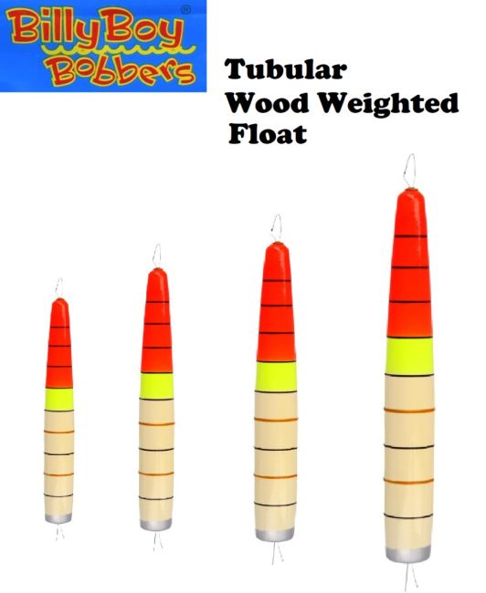 Billy Boy Bobbers Tubular Wood Weighted Float